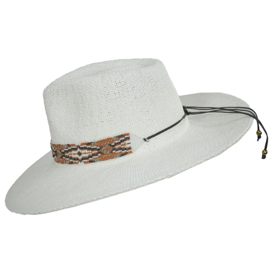 Nikki Beach Talia Toyo Straw Rancher Fedora Hat 4 Nikki Beach Talia Toyo Straw Rancher Fedora Hat - Image 2
