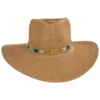 Nikki Beach Yellow Feather Toyo Straw Rancher Fedora Hat 2 Nikki Beach Yellow Feather Toyo Straw Rancher Fedora Hat -Brixton Hats shop 467522