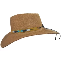 Nikki Beach Yellow Feather Toyo Straw Rancher Fedora Hat 6 Nikki Beach Yellow Feather Toyo Straw Rancher Fedora Hat -Brixton Hats shop 467525