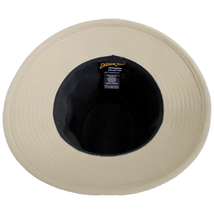 Indiana Jones Officially Licensed Cotton Safari Fedora Hat 5 Indiana Jones Officially Licensed Cotton Safari Fedora Hat - Image 3