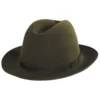 Stefeno Skylar Shapeable Open Crown Fur Felt Fedora Hat 1 Stefeno Skylar Shapeable Open Crown Fur Felt Fedora Hat -Brixton Hats shop 467853