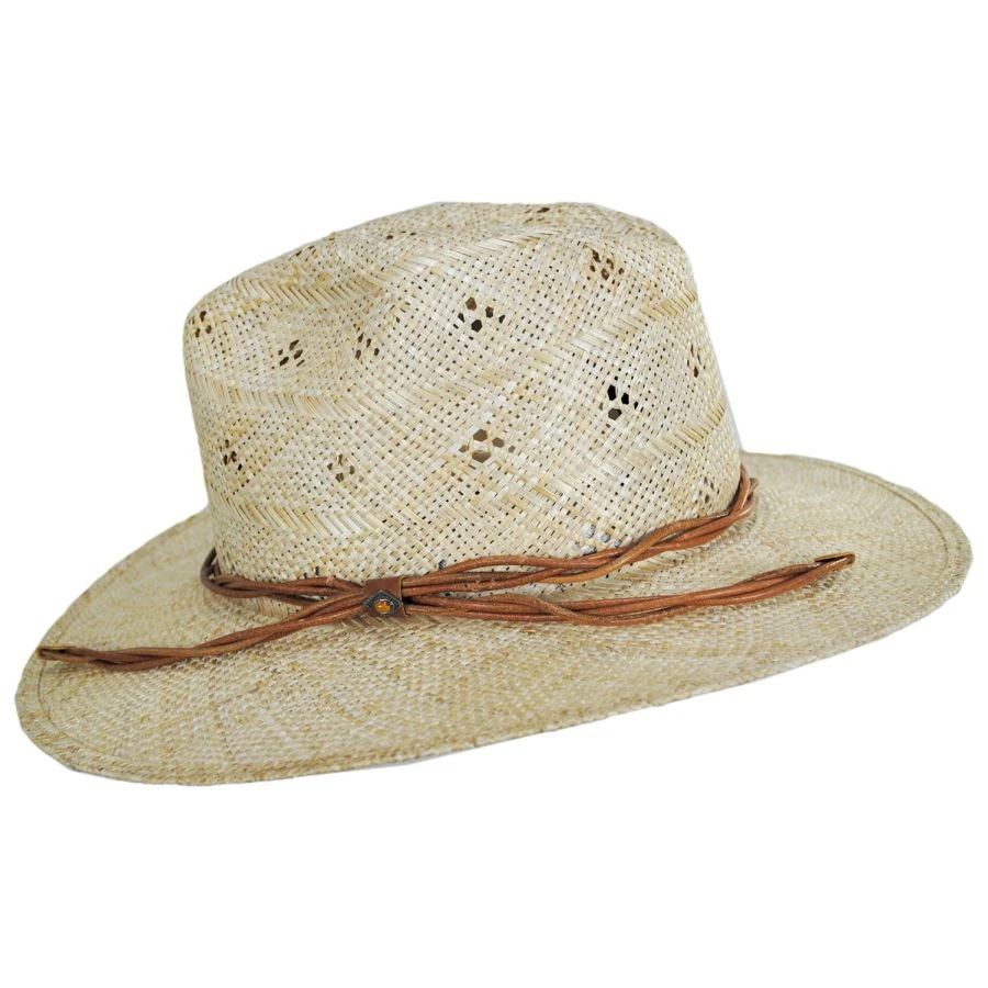 RENEGADE Florin Sisal Straw Fedora Hat 4 RENEGADE Florin Sisal Straw Fedora Hat - Image 2