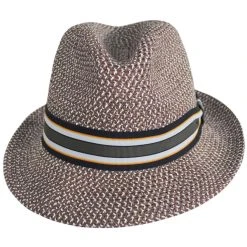 Bailey Salem Braided Toyo Straw Fedora Hat