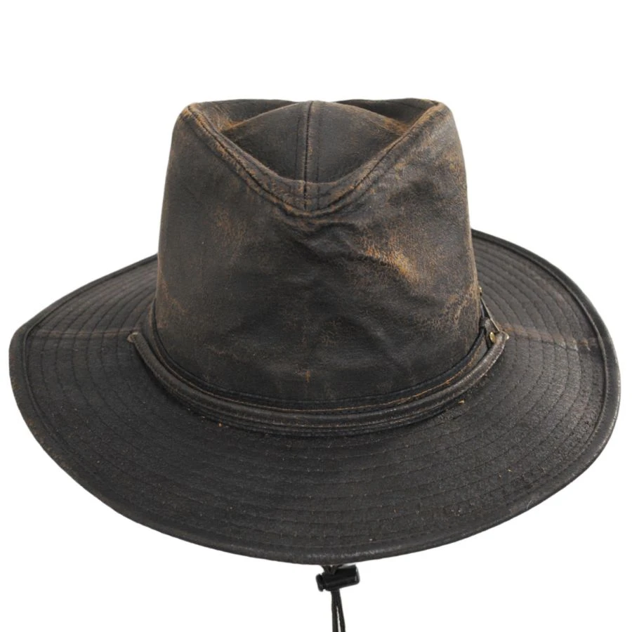 Indiana Jones Officially Licensed Weathered Cotton Blend Outback Hat 3 Indiana Jones Officially Licensed Weathered Cotton Blend Outback Hat