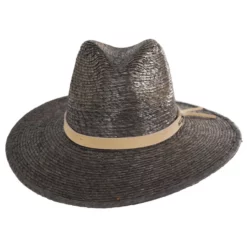 Brixton Hats Field Proper Palm Straw Fedora Hat