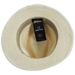 Brixton Hats Messer Palm Straw Fedora Hat 7 Brixton Hats Messer Palm Straw Fedora Hat -Brixton Hats shop 472026