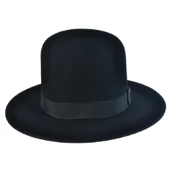 Stetson Amish Buffalo Fur Felt Open Crown Fedora Hat