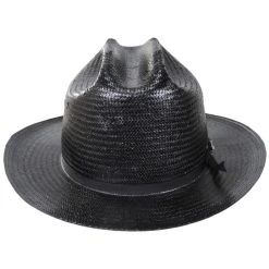 Stetson Open Road Shantung Straw Western Hat - Black