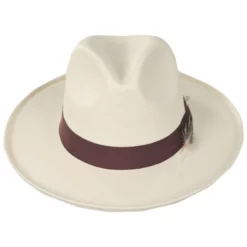 Dobbs Arlo Shantung Straw Fedora Hat