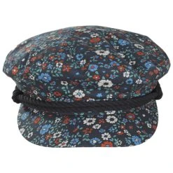 Brixton Hats Floral Cotton Fiddler's Cap