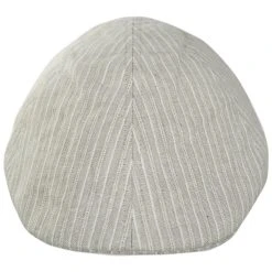 BIGALLI Striped Linen And Cotton Duckbill Ivy Cap - Beige