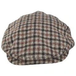 Brixton Hats Hooligan Plaid Ivy Cap - Sand