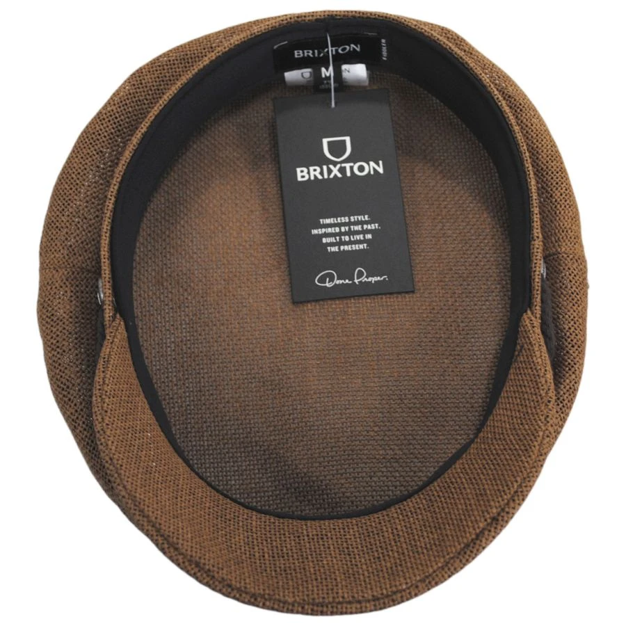 Brixton Hats Toyo Straw Fiddler Cap - Desert 5 Brixton Hats Toyo Straw Fiddler Cap - Desert - Image 3