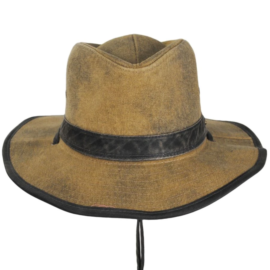 Stetson Buckthorn Weathered Canvas Outback Hat 3 Stetson Buckthorn Weathered Canvas Outback Hat