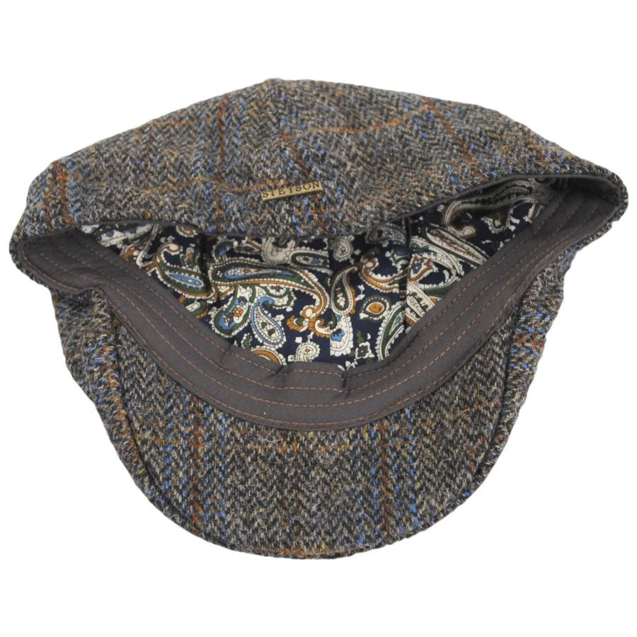 Stetson Specter Harris Tweed Wool Duckbill Ivy Cap 5 Stetson Specter Harris Tweed Wool Duckbill Ivy Cap - Image 3