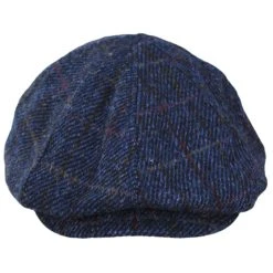 Stetson Saville Harris Tweed Wool Newsboy Cap