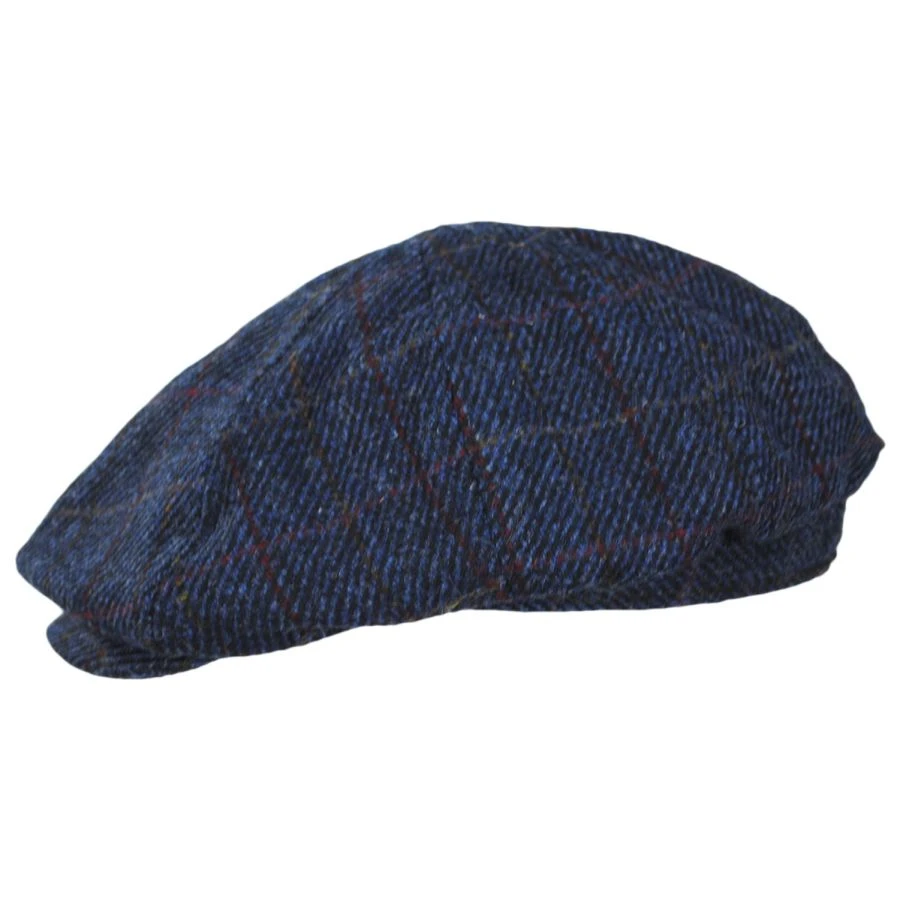 Stetson Saville Harris Tweed Wool Newsboy Cap 4 Stetson Saville Harris Tweed Wool Newsboy Cap - Image 2