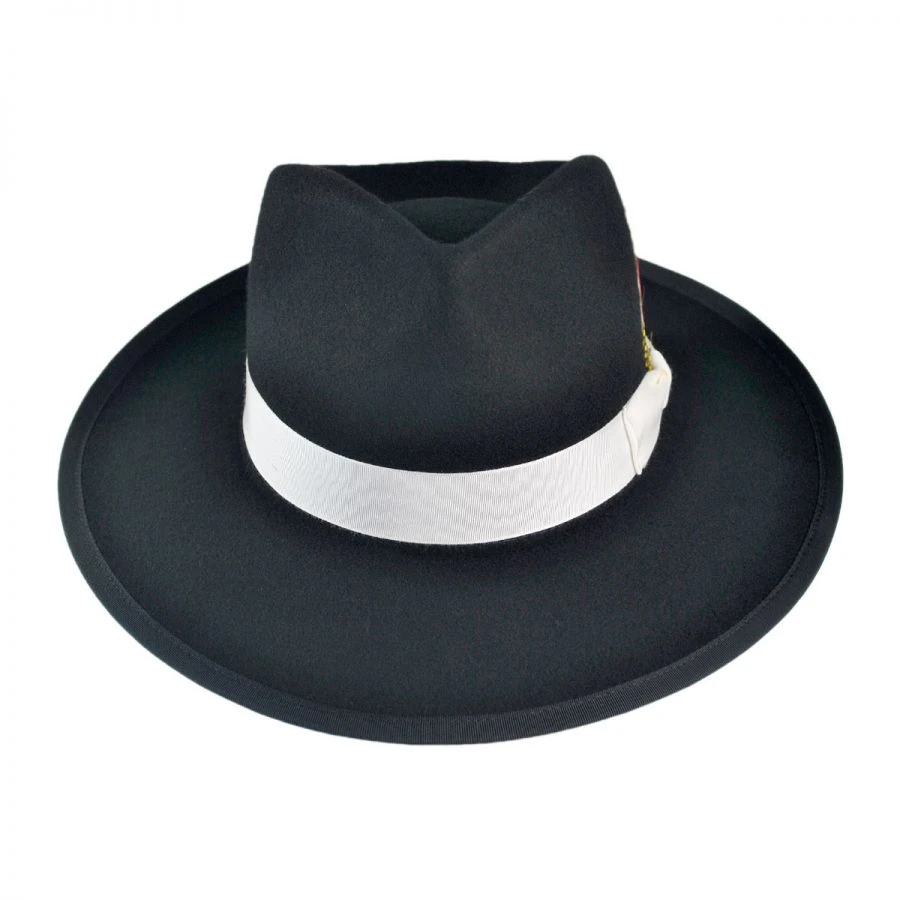 Jaxon Hats Made In The USA - Classics Zoot Wool Felt Fedora Hat 4 Jaxon Hats Made In The USA - Classics Zoot Wool Felt Fedora Hat - Image 2
