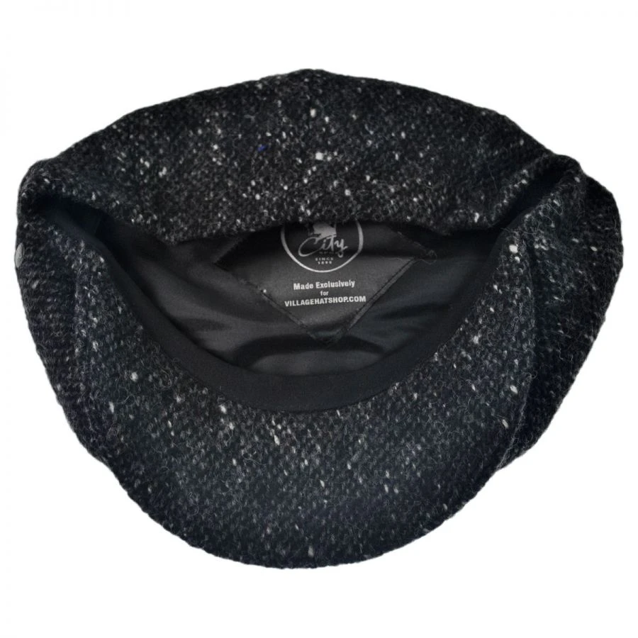 City Sport Caps Donegal Marl Tweed Wool Newsboy Cap 5 City Sport Caps Donegal Marl Tweed Wool Newsboy Cap - Image 3