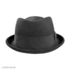 Jaxon Hats Crushable Wool Felt Diamond Crown Fedora Hat -Brixton Hats shop 6353