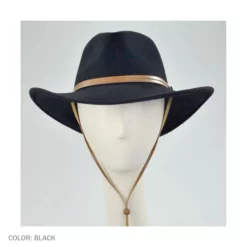 Jaxon Hats Crushable Wool Felt Chincord Outback Hat