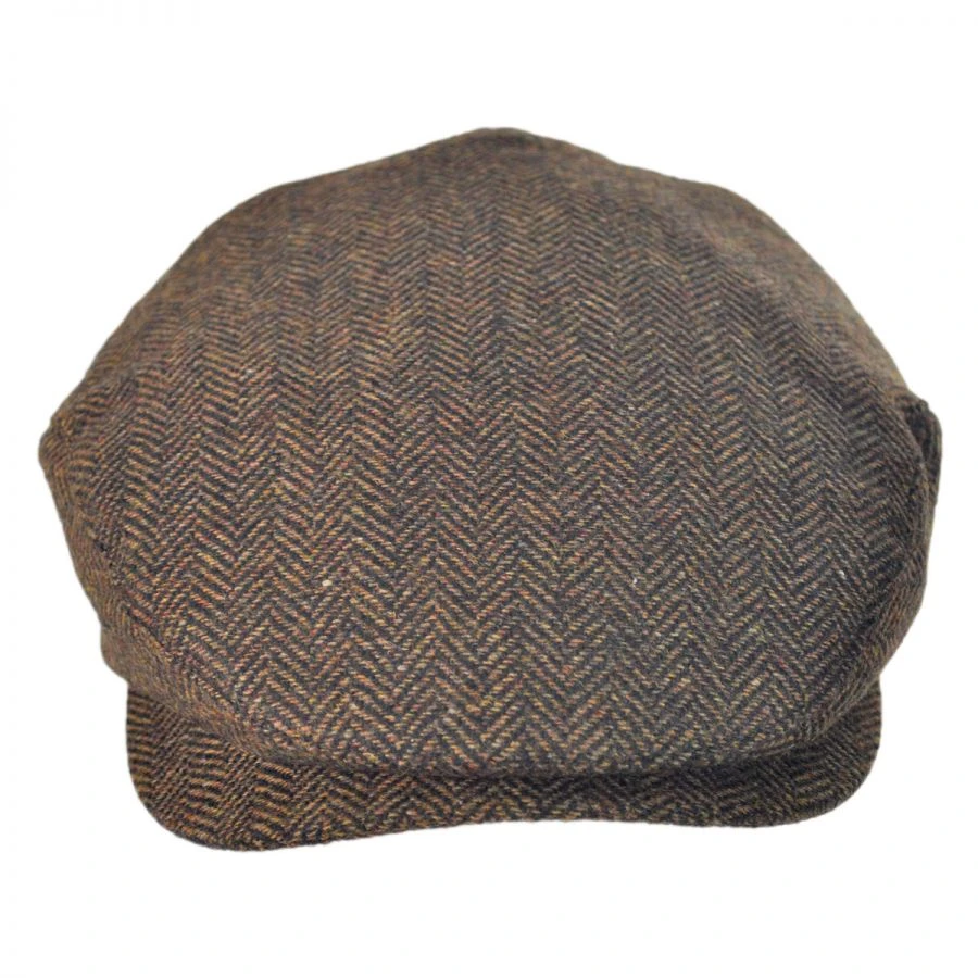 Jaxon Hats Square Bill Herringbone Wool Ivy Cap 3 Jaxon Hats Square Bill Herringbone Wool Ivy Cap