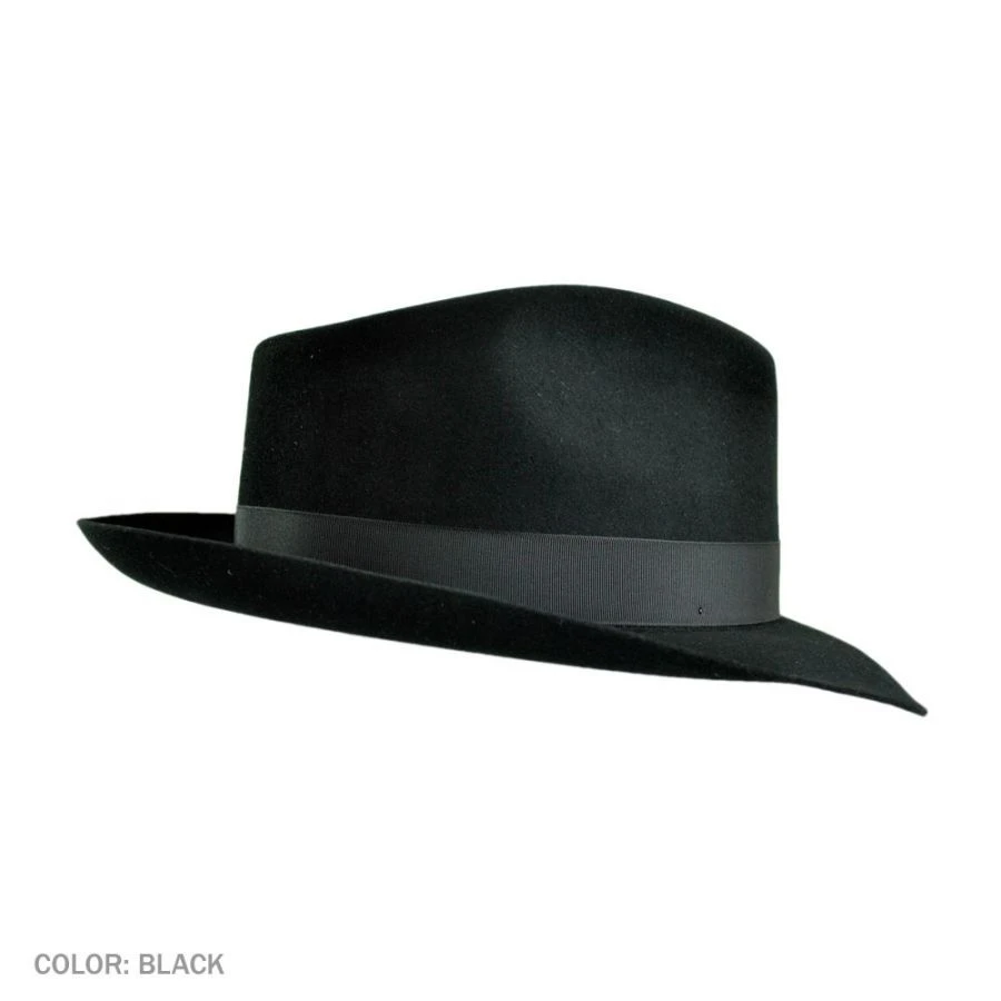 Stetson Downs Fur Felt Fedora Hat 5 Stetson Downs Fur Felt Fedora Hat - Image 3