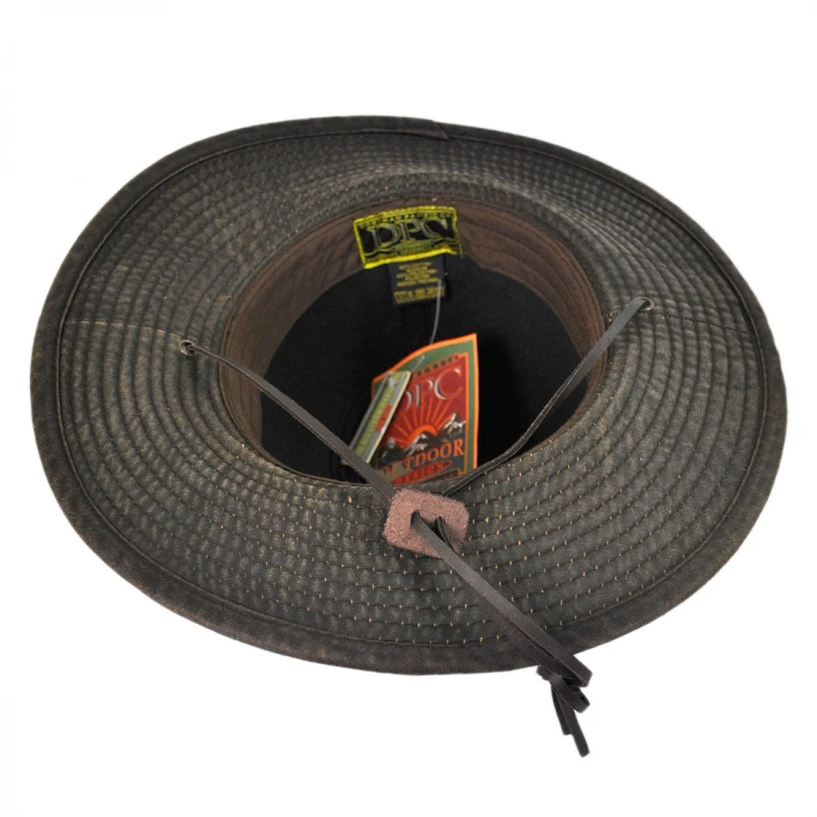 Dorfman Pacific Company Weathered Cotton Aussie Hat 5 Dorfman Pacific Company Weathered Cotton Aussie Hat - Image 3