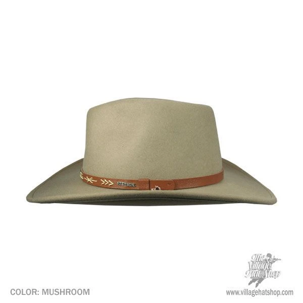Stetson Santa Fe Crushable Wool Felt Western Hat 4 Stetson Santa Fe Crushable Wool Felt Western Hat - Image 2