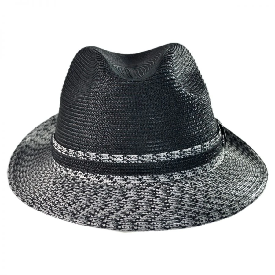 Bailey Mannesroe Polybraid Straw Fedora Hat 3 Bailey Mannesroe Polybraid Straw Fedora Hat