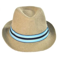 Jeanne Simmons Kid's Jute Fedora Hat