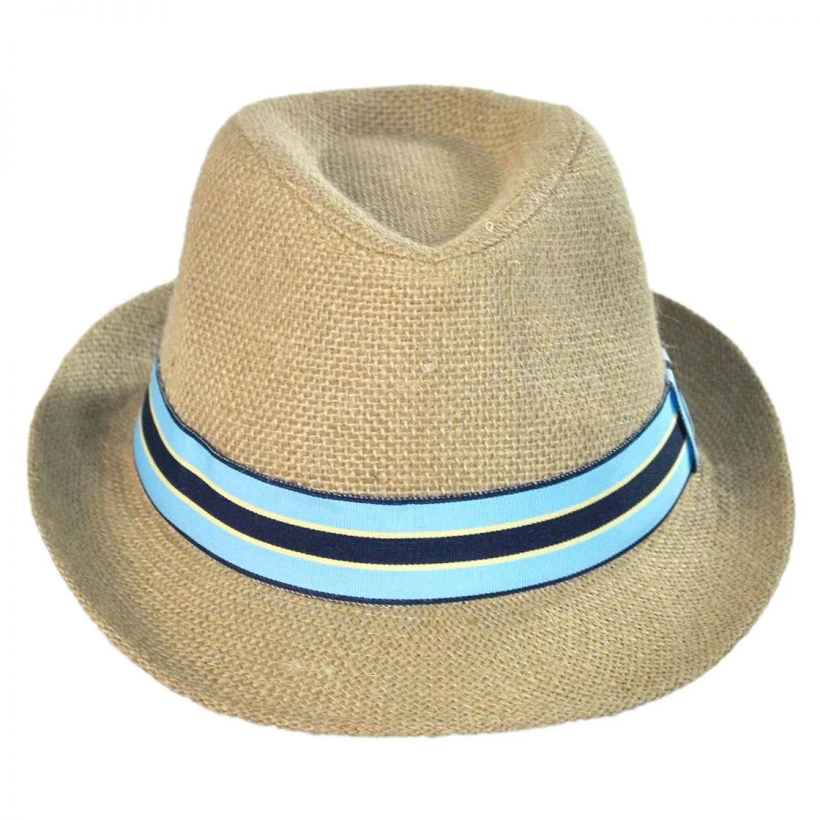 Jeanne Simmons Kid's Jute Fedora Hat 3 Jeanne Simmons Kid's Jute Fedora Hat