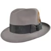 Stetson Saxon Fur Felt Fedora Hat 1 Stetson Saxon Fur Felt Fedora Hat -Brixton Hats shop saxon fur felt fedora hat