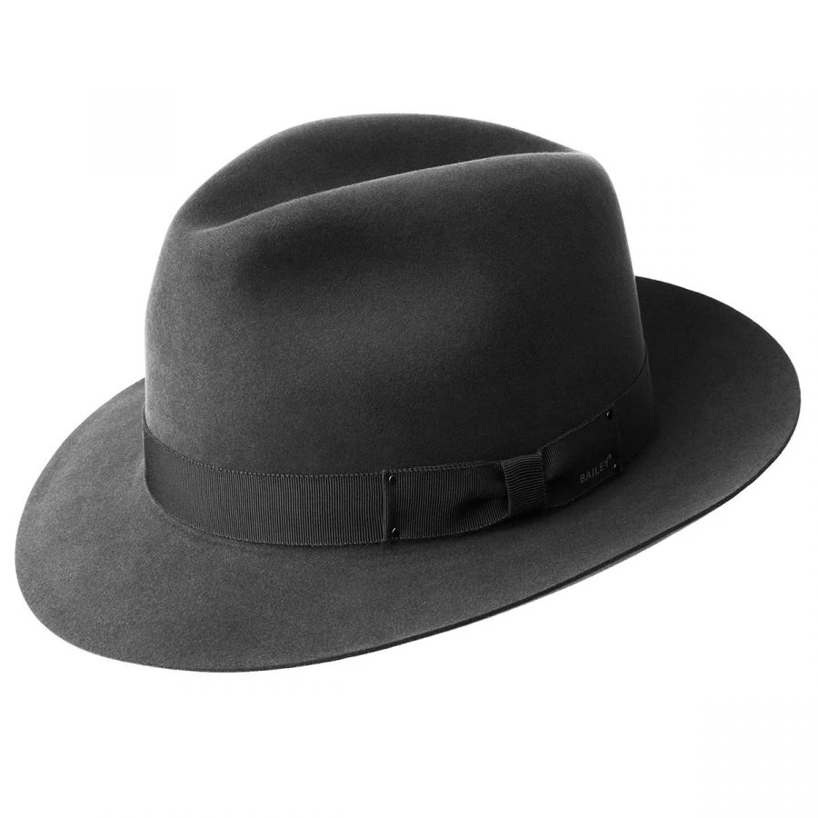 Bailey Draper III Fur Felt Fedora Hat 4 Bailey Draper III Fur Felt Fedora Hat - Image 2