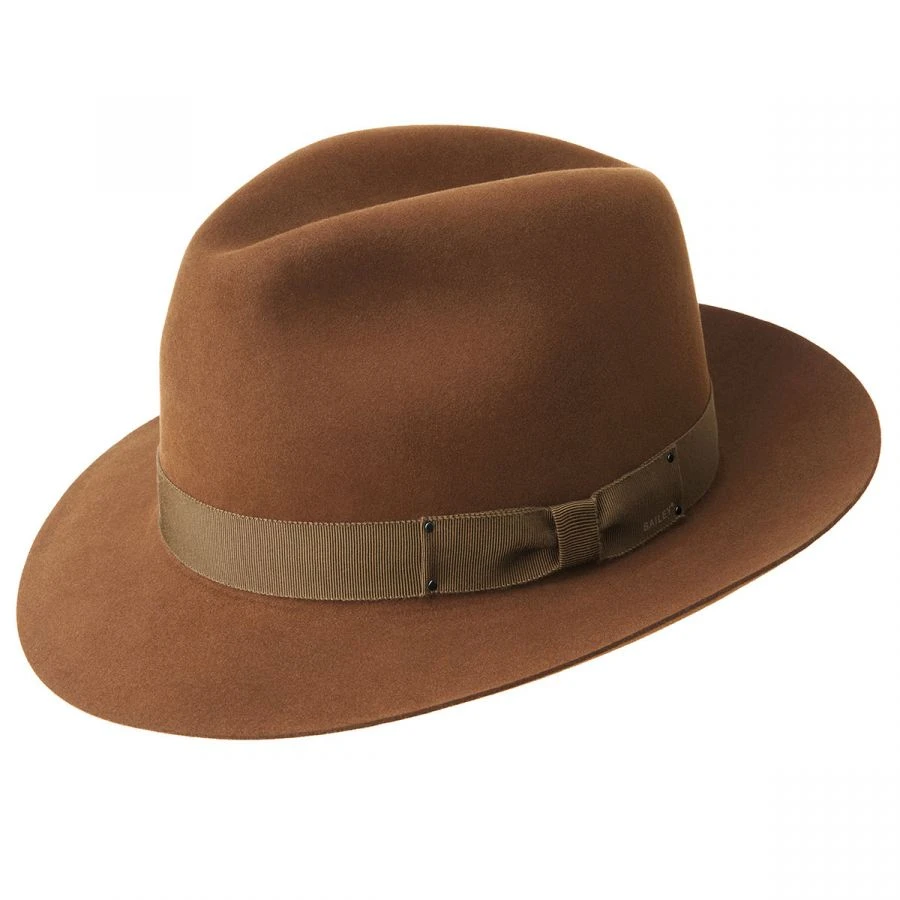 Bailey Draper III Fur Felt Fedora Hat 5 Bailey Draper III Fur Felt Fedora Hat - Image 3