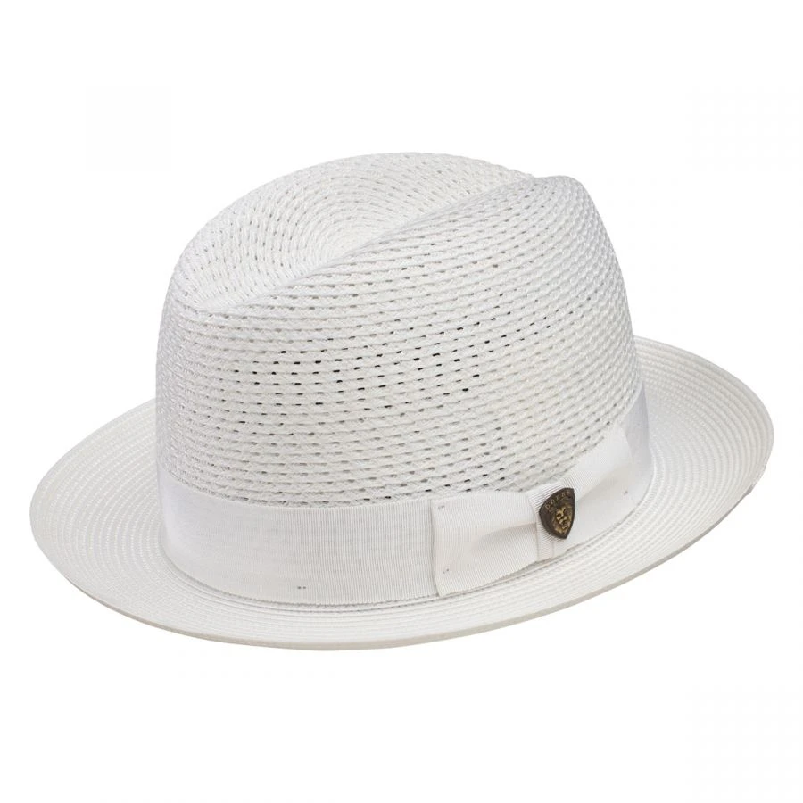 Dobbs Madison Milan Straw Fedora Hat 3 Dobbs Madison Milan Straw Fedora Hat