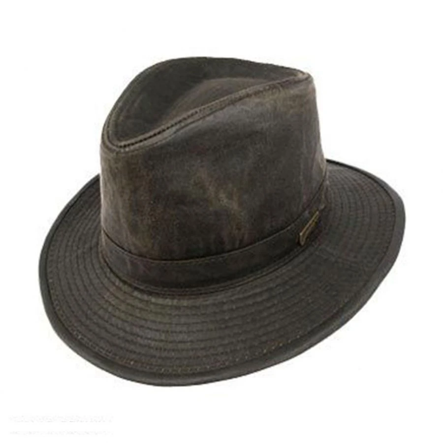 Indiana Jones Officially Licensed Weathered Cotton Safari Fedora Hat 4 Indiana Jones Officially Licensed Weathered Cotton Safari Fedora Hat - Image 2