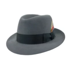 Bollman Hat Company Heritage Collection 1930s Fur Felt Trilby Fedora Hat