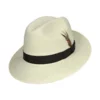 Bailey Hanson Shantung LiteStraw Fedora Hat 1 Bailey Hanson Shantung LiteStraw Fedora Hat -Brixton Hats shop size s 8