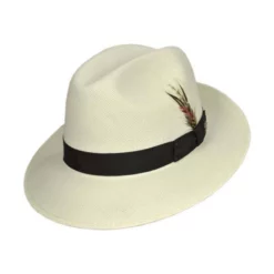 Bailey Hanson Shantung LiteStraw Fedora Hat